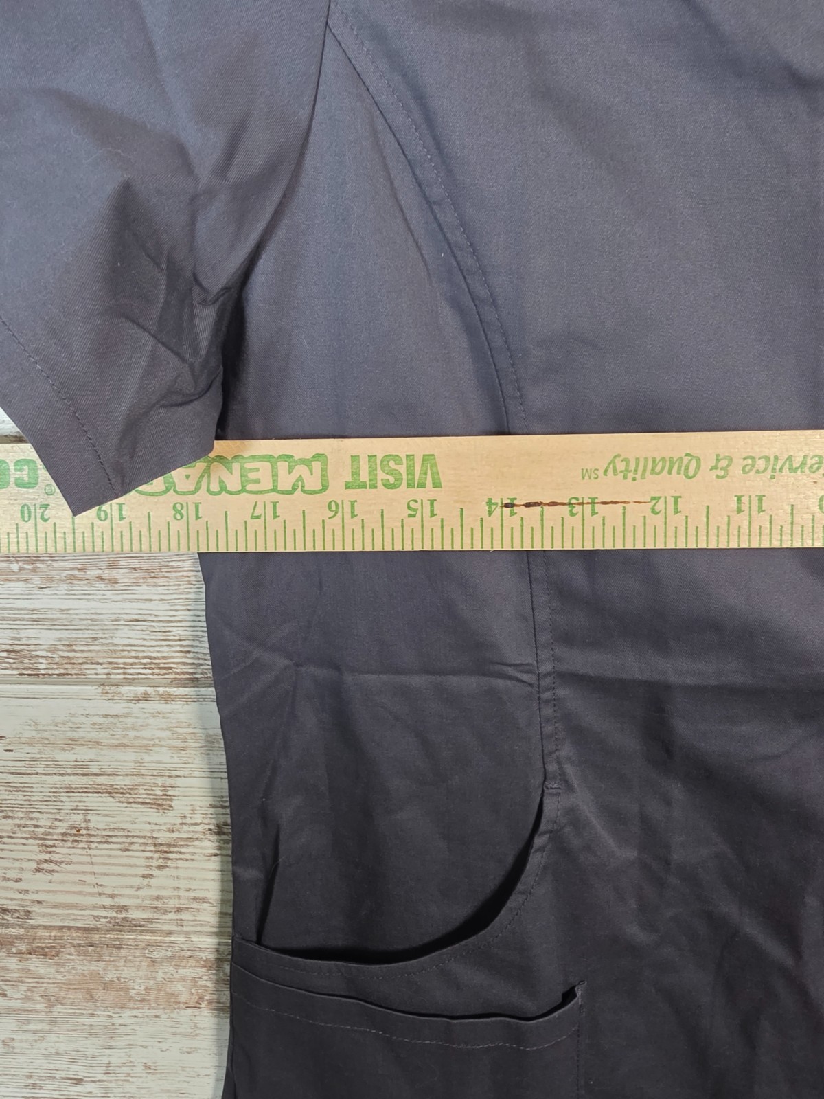 Pack off 2 Climate Right by Cuddl Duds Scrub Top Womens XS Pink Gray V-Neck NWT